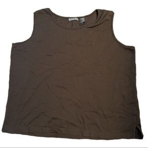 Liz Claiborne brown tank top